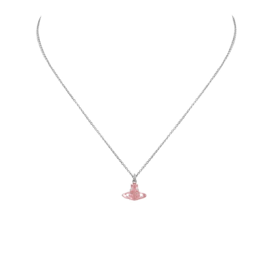 Vivienne Westwood Platinum/Pink Tammy Pendent