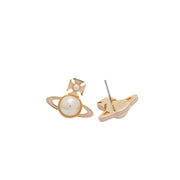 Vivienne Westwood Tillya Gold/Light Pink Earrings