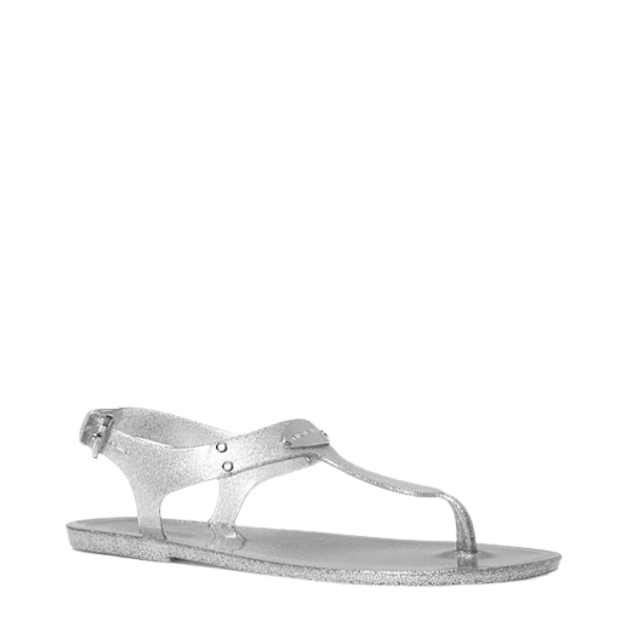 Mk cheap silver sandals