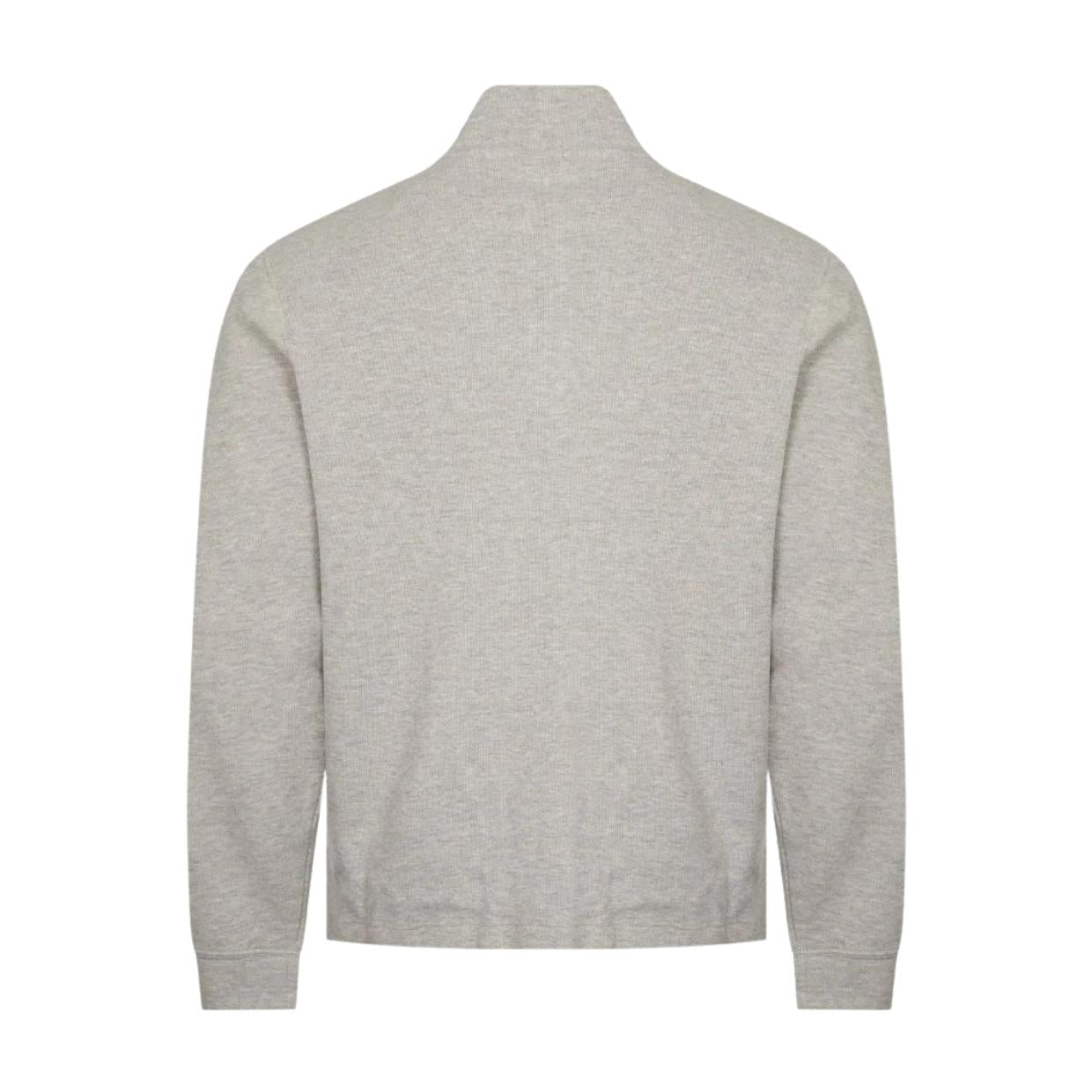 Ralph Lauren Half Zip Logo Grey Sweatshirt – Retro Designer Wear