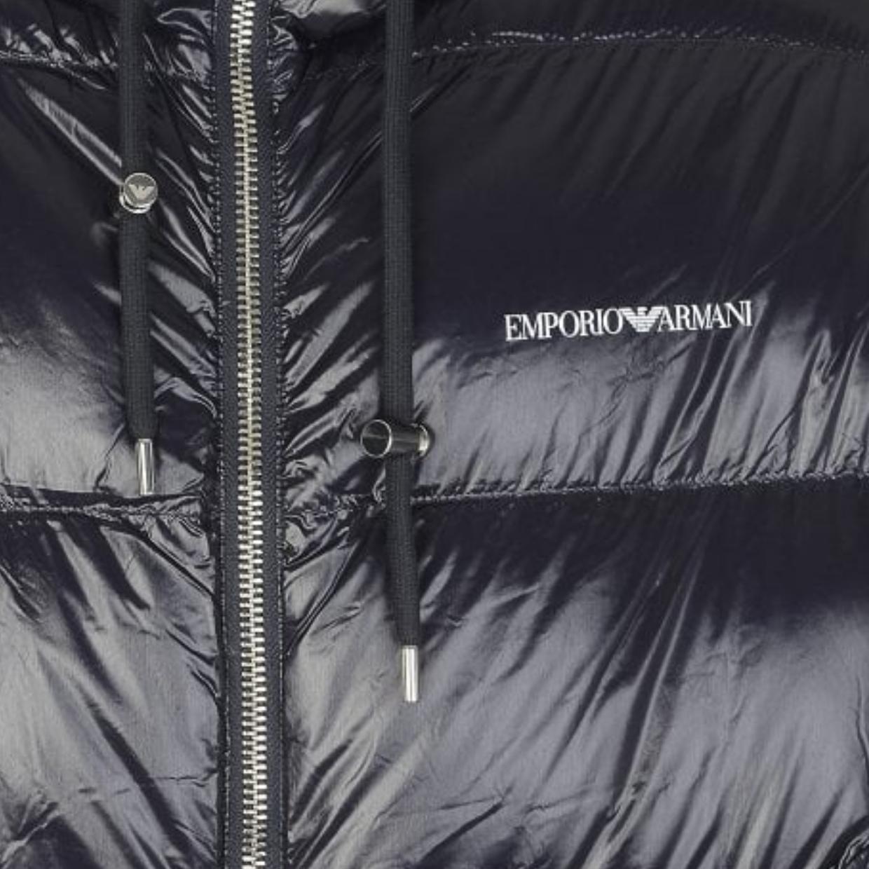 Emporio armani clearance black down jacket