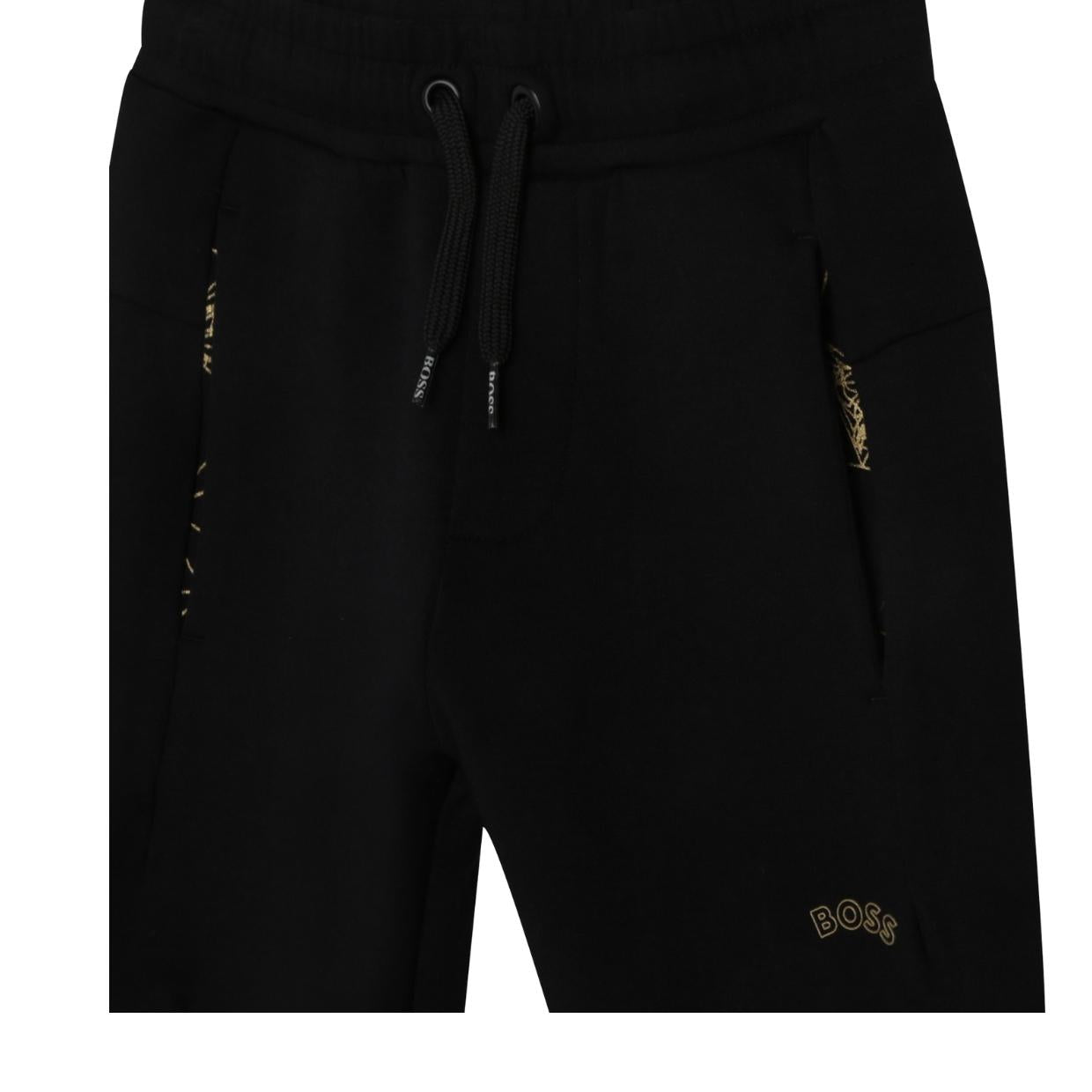 Hugo boss black and best sale gold joggers