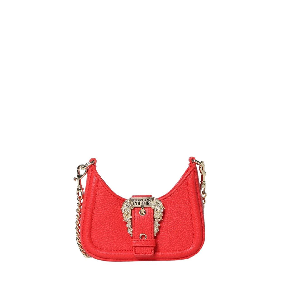 Poppy Red 'Versace Jeans Couture' Buckle Crossbody Bag