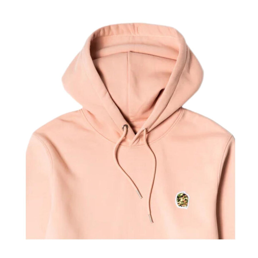 Pink Drawstring Hoodie by GUESS USA on Sale