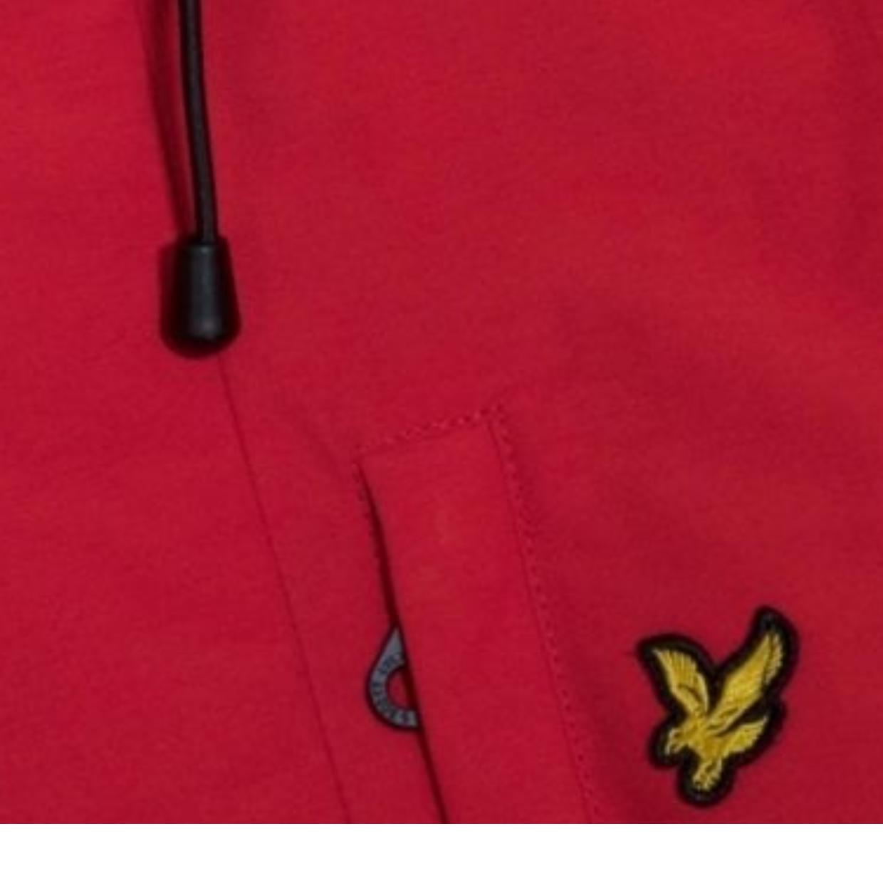 Lyle and scott red on sale parka