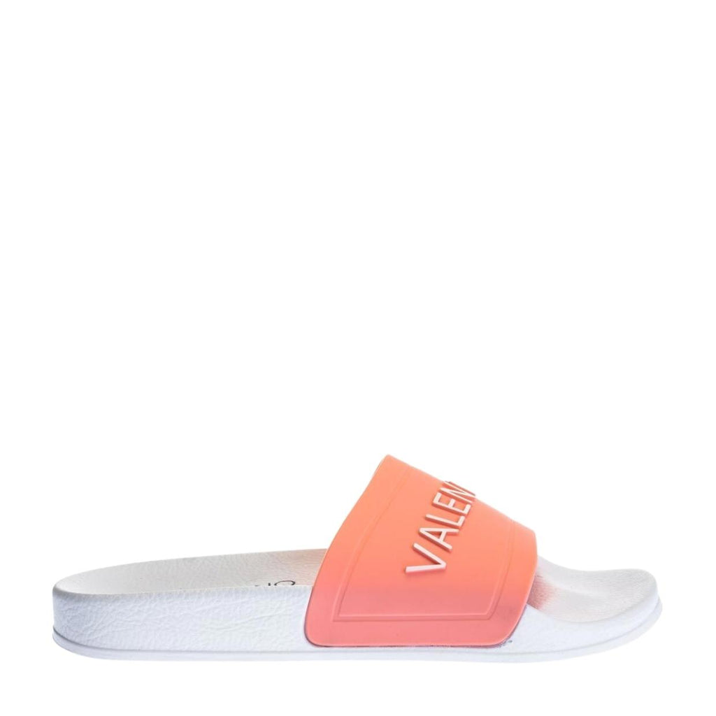 Valentino Pink Logo Sliders – Retro Designer Wear