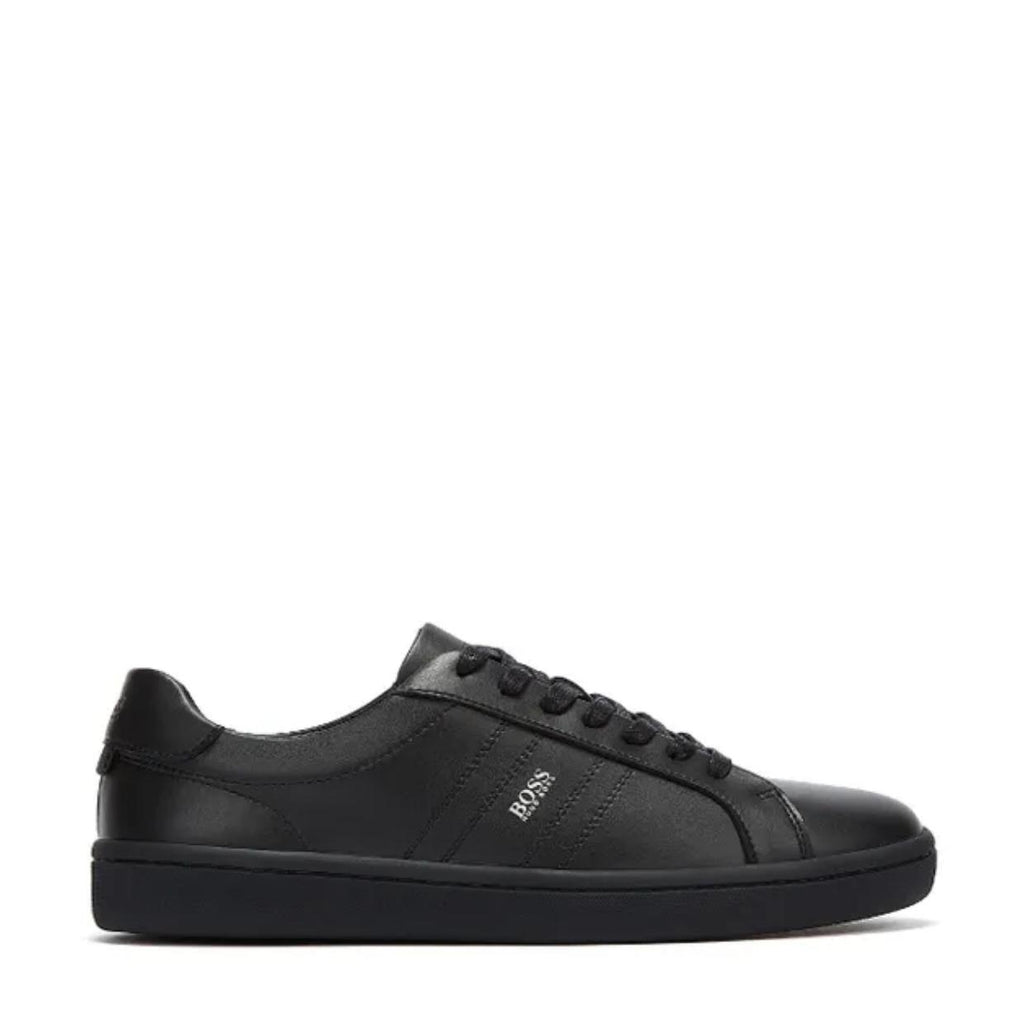 Hugo Boss Ribeira Tenn Black Trainers – Retro Designer Wear