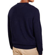 Ralph Lauren Navy Embroidered Logo Jumper