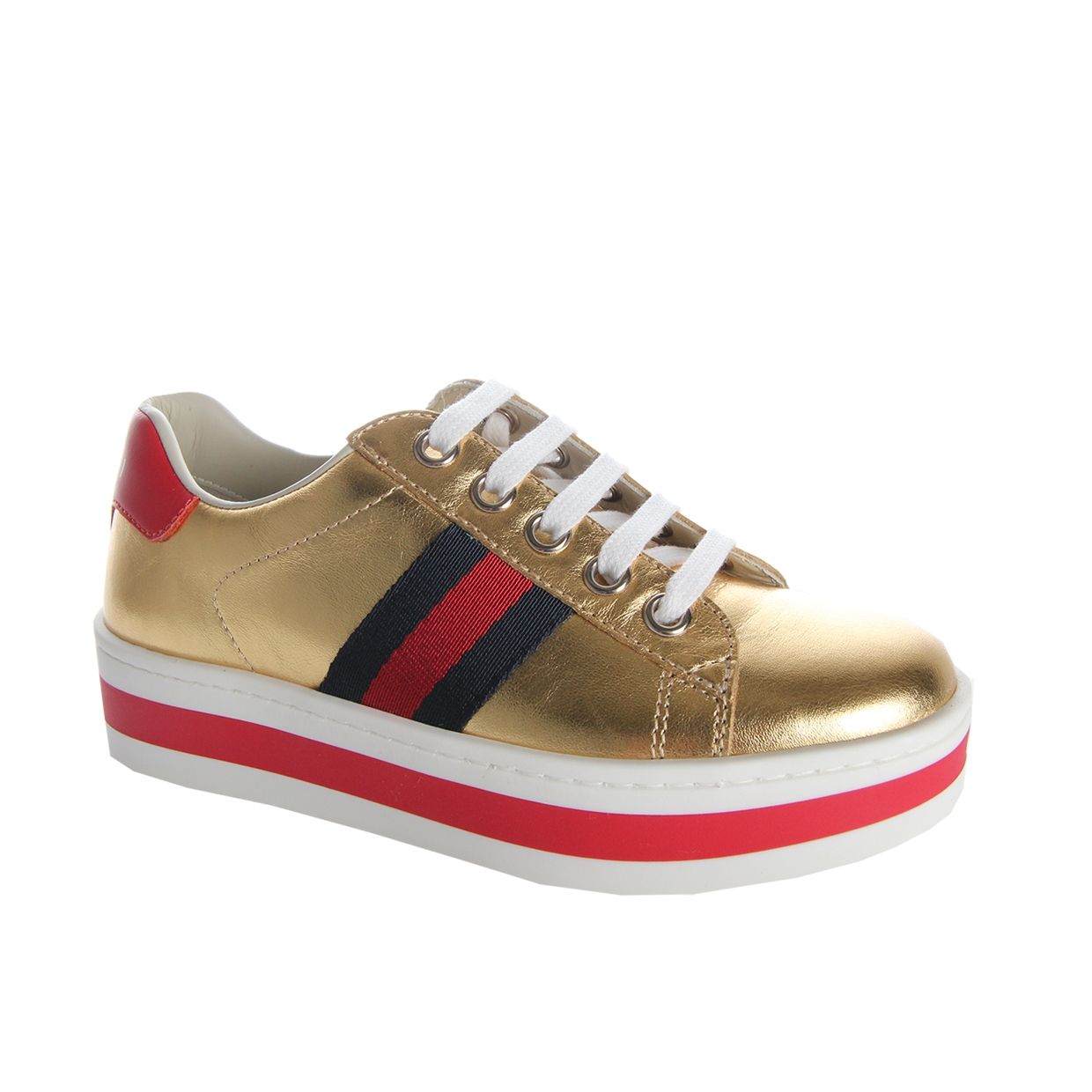 Gold gucci store platforms