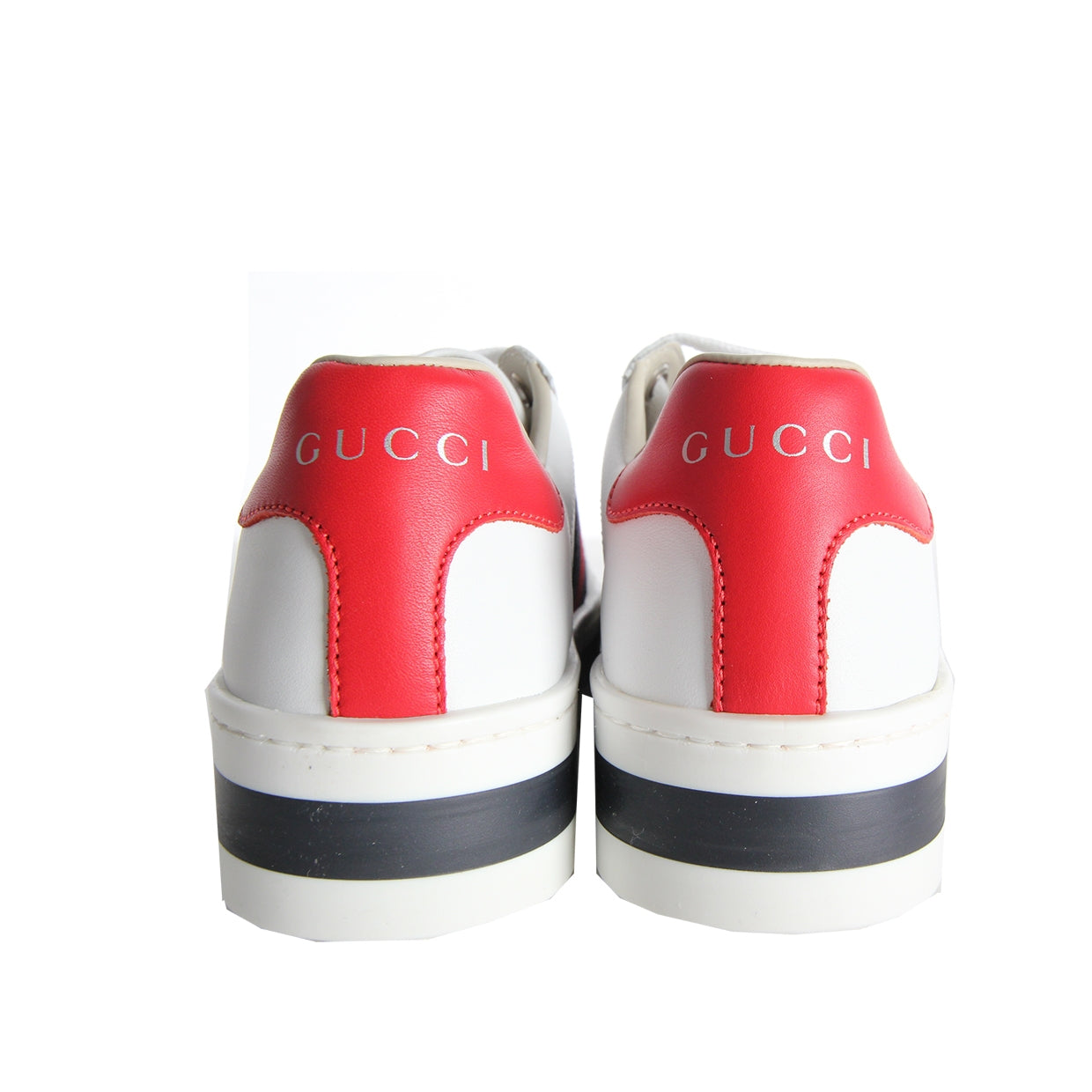 Gucci white 2024 platform sneakers